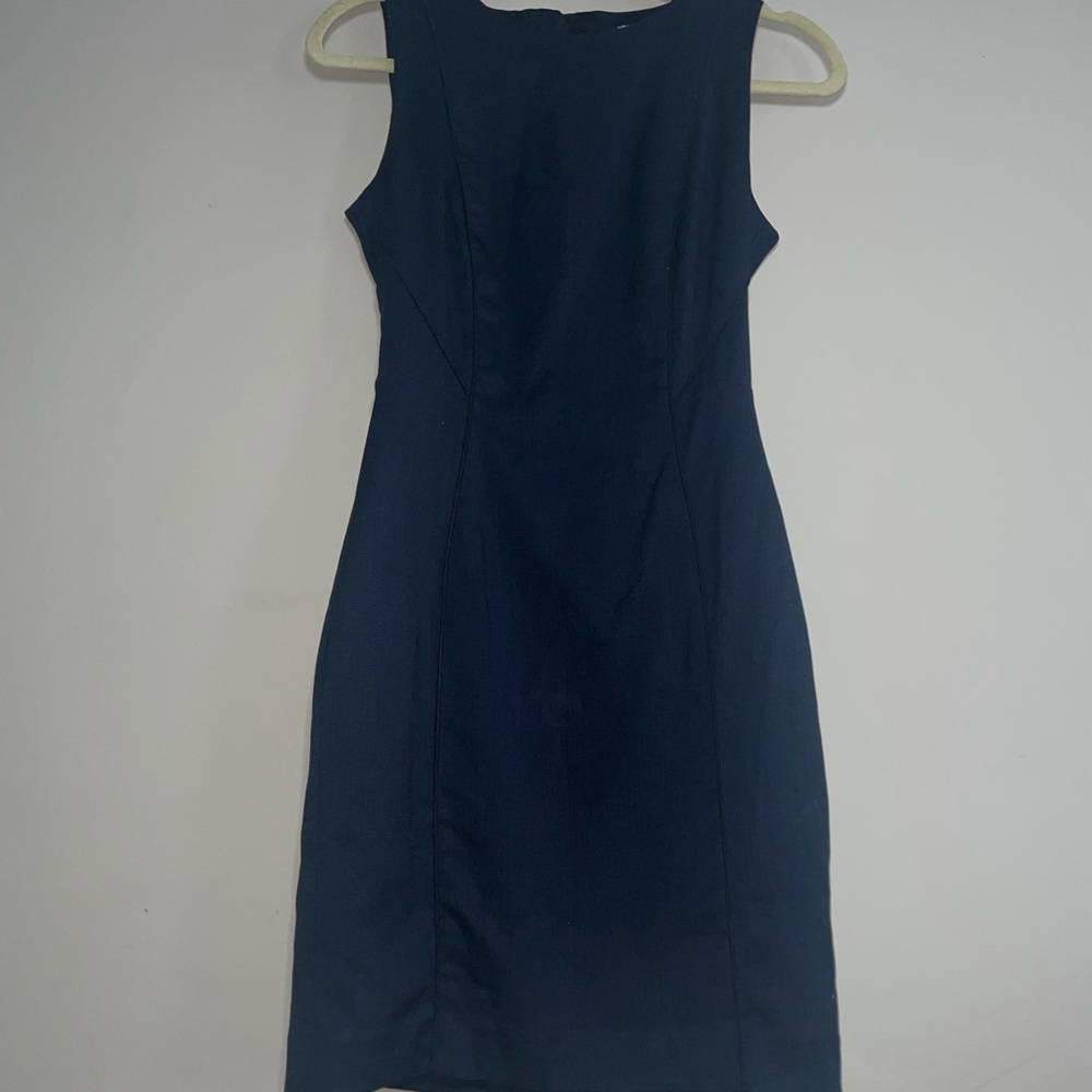 H&M Navy Blue Sleeveless Dress
